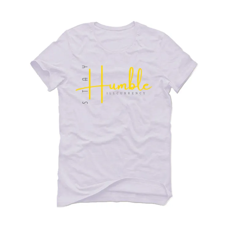 Air Jordan 11 Low WMNS “Yellow Snakeskin” White T-Shirt (Stay Humble)