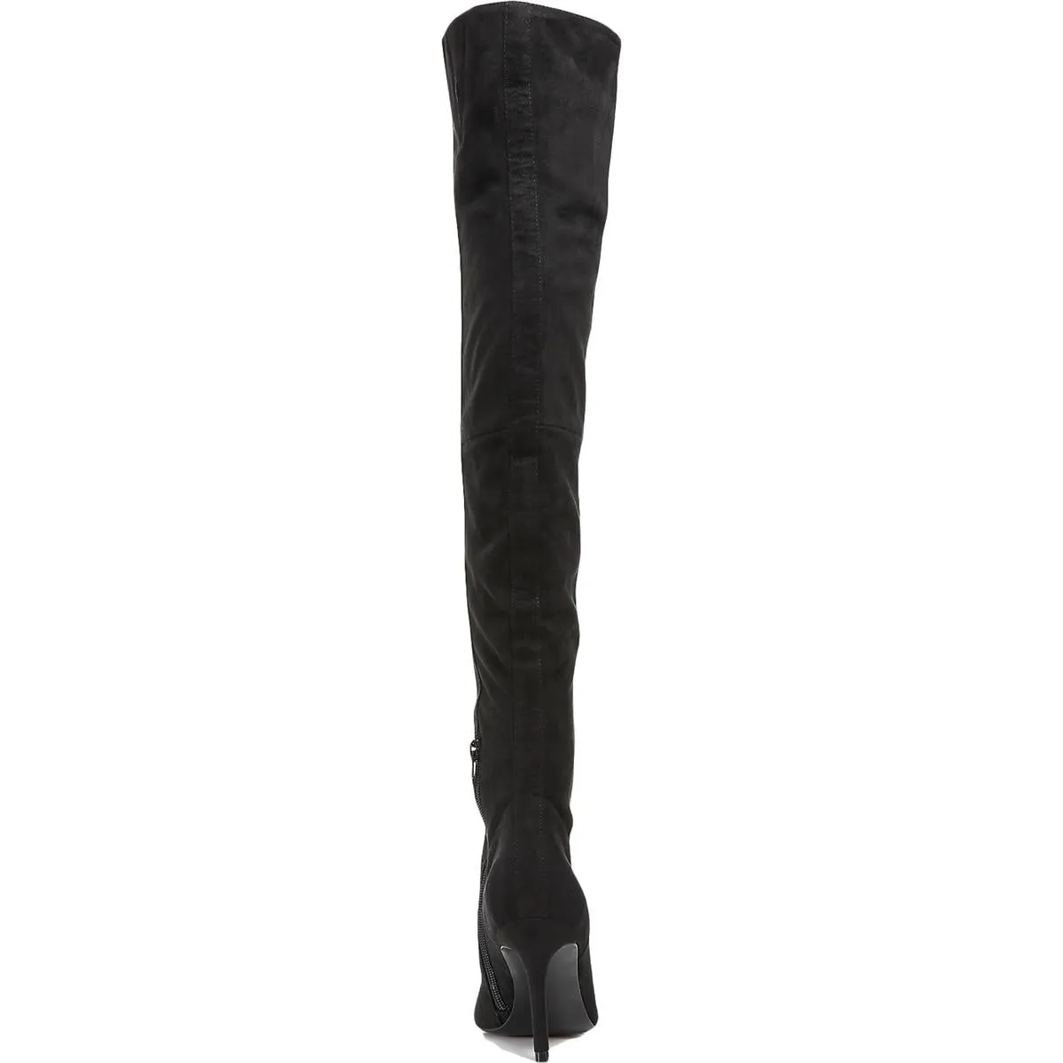 Aqua Womens Lola Faux Suede High Heel Dress Boots