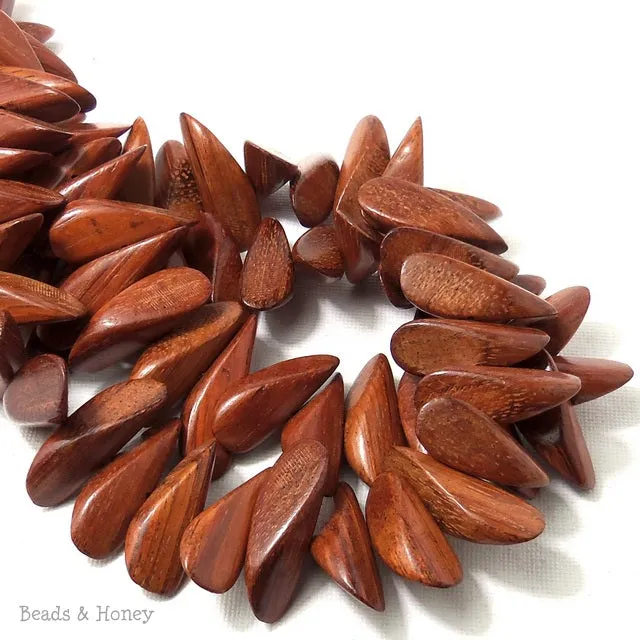 Bayong Wood "Shoe Tree" Nugget 10x30mm (Half Strand)