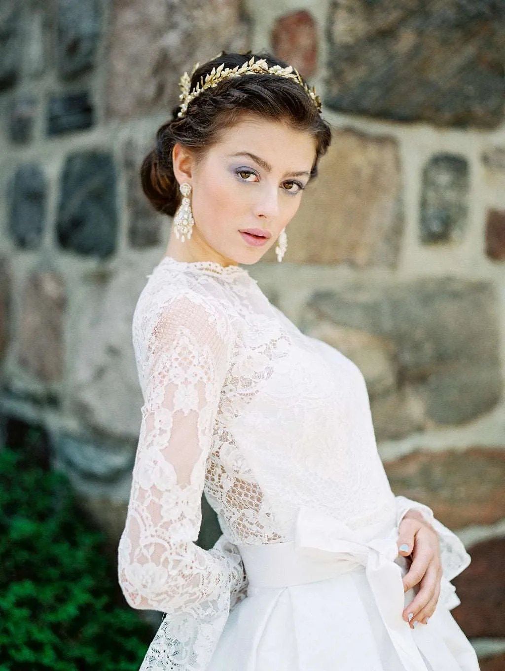 EYRE Short Wedding Dress with Overskirt