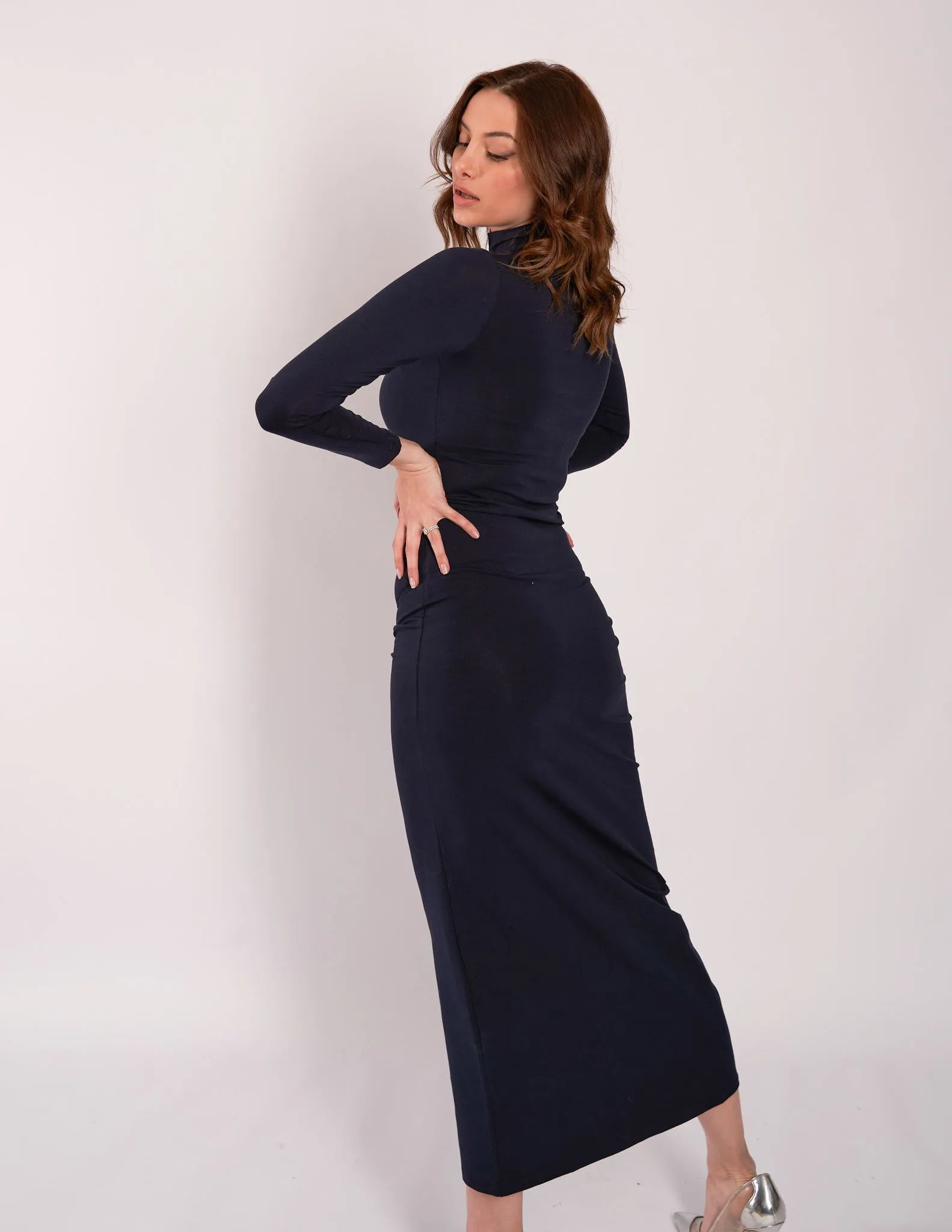 High Neck Body Dress