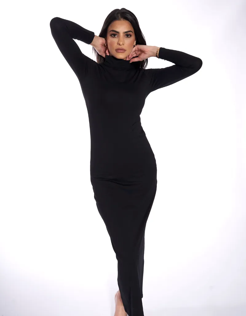 High Neck Body Dress