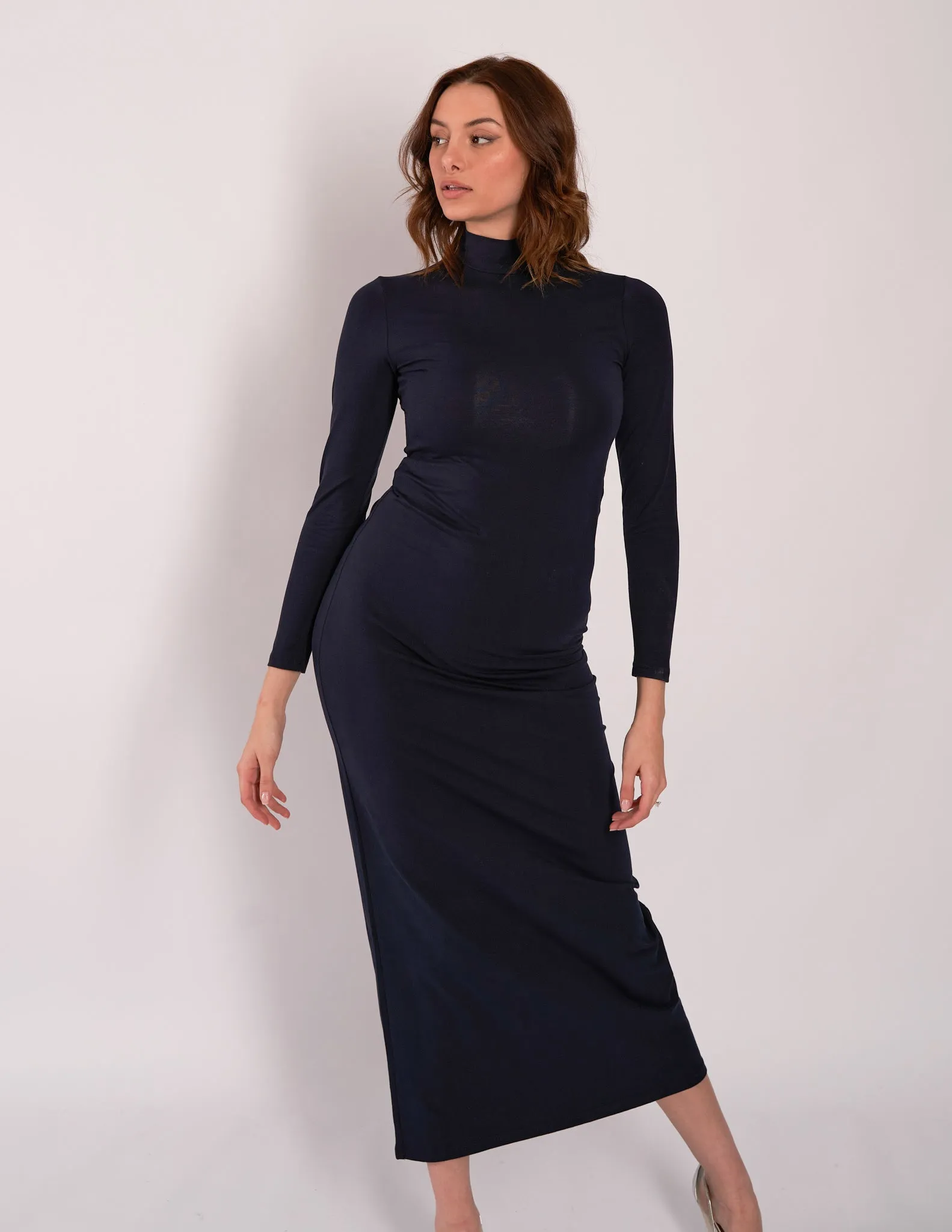 High Neck Body Dress