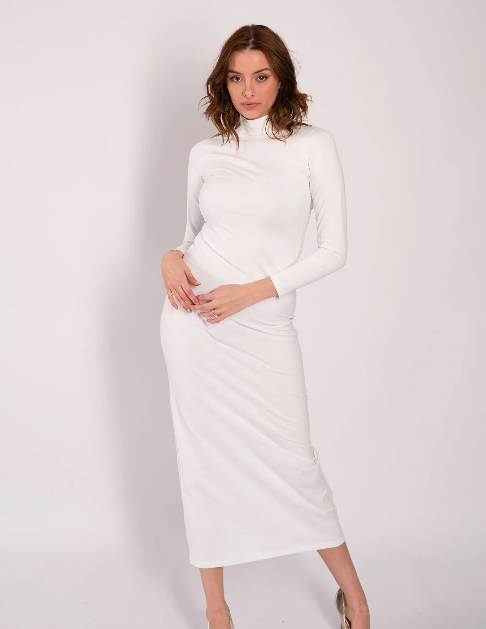 High Neck Body Dress