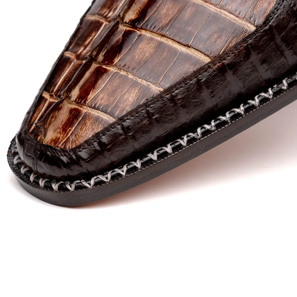 Marco Di Milano Caribe Caiman Fuscus and Leather Orix Brown