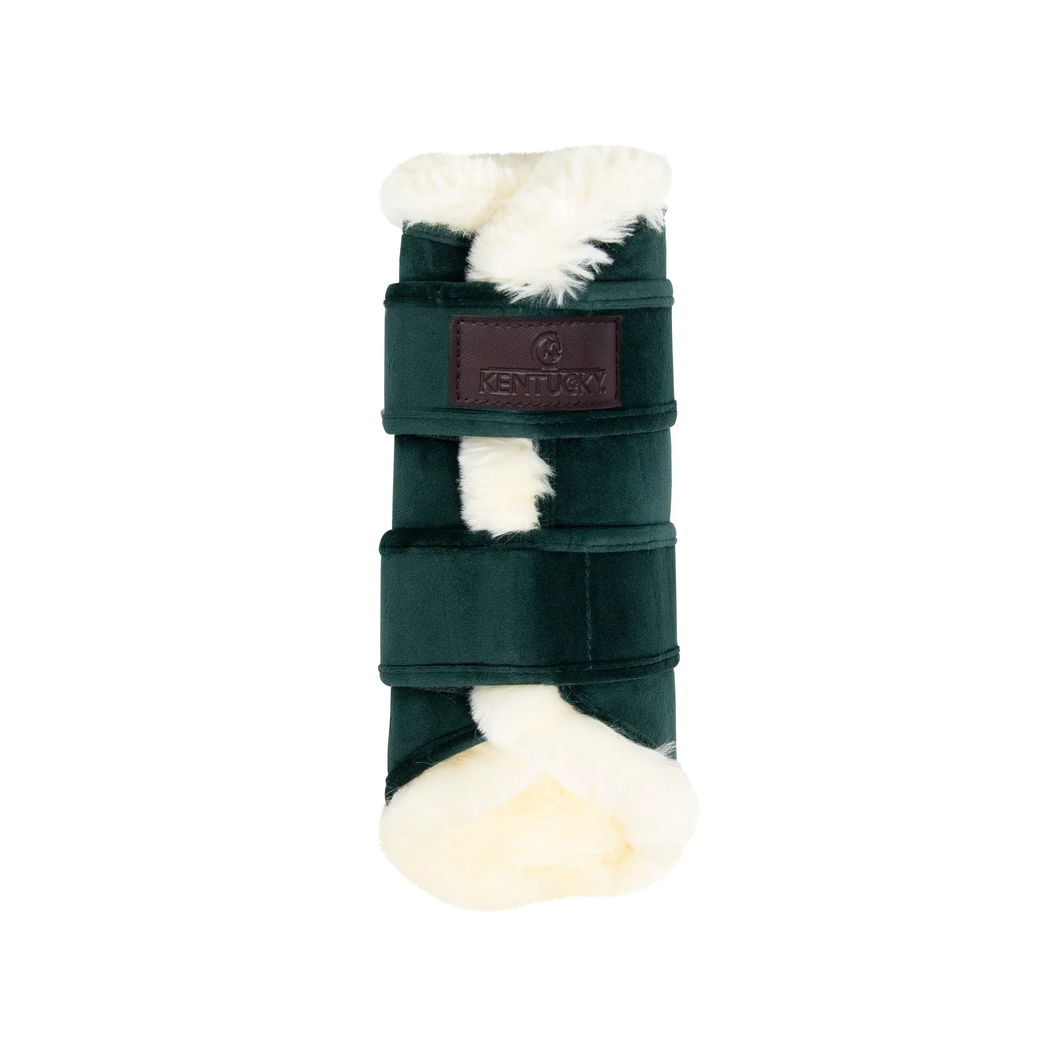Matching Set Velvet Contrast Pine Green