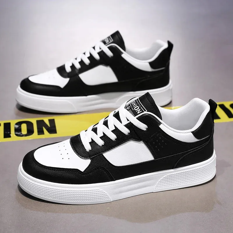 Men's casual shoes four seasons thick soles anti slip comfortable breathable shoes fashion soft soles youth slow walking shoes