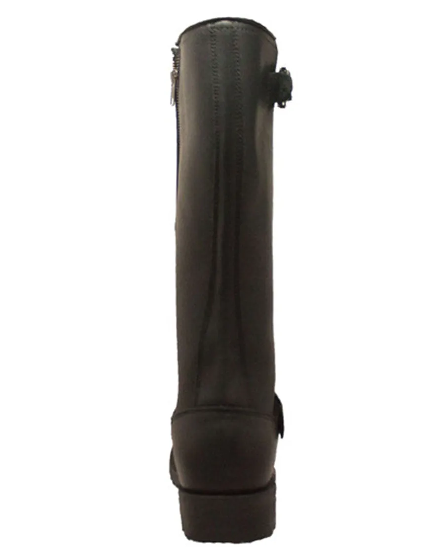 Men's Engineer Zipper Motorcycle Boots
