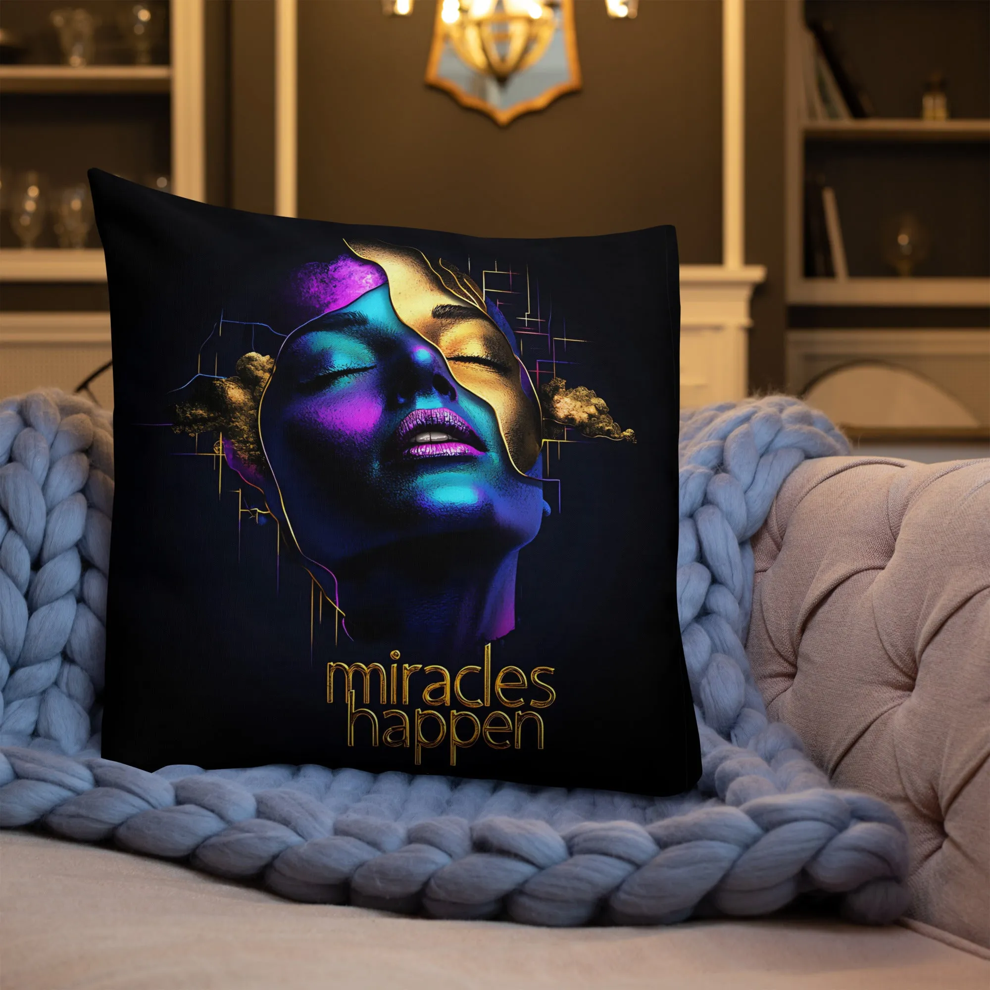 Miracles Happen Edition 4 Premium Pillow