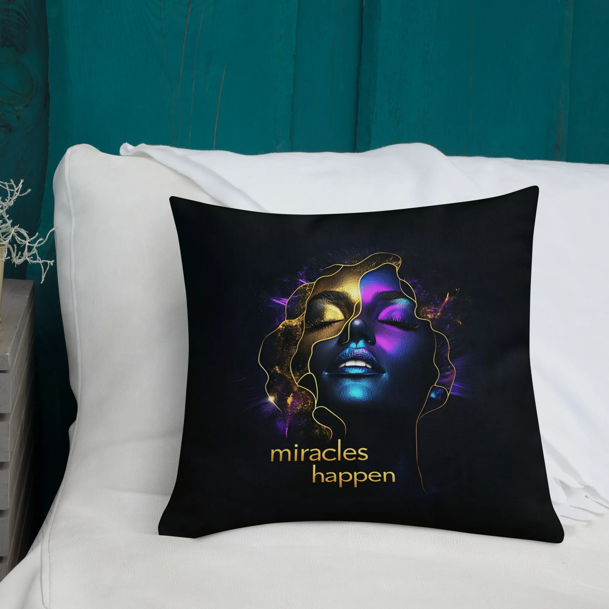 Miracles Happen Edition 4 Premium Pillow