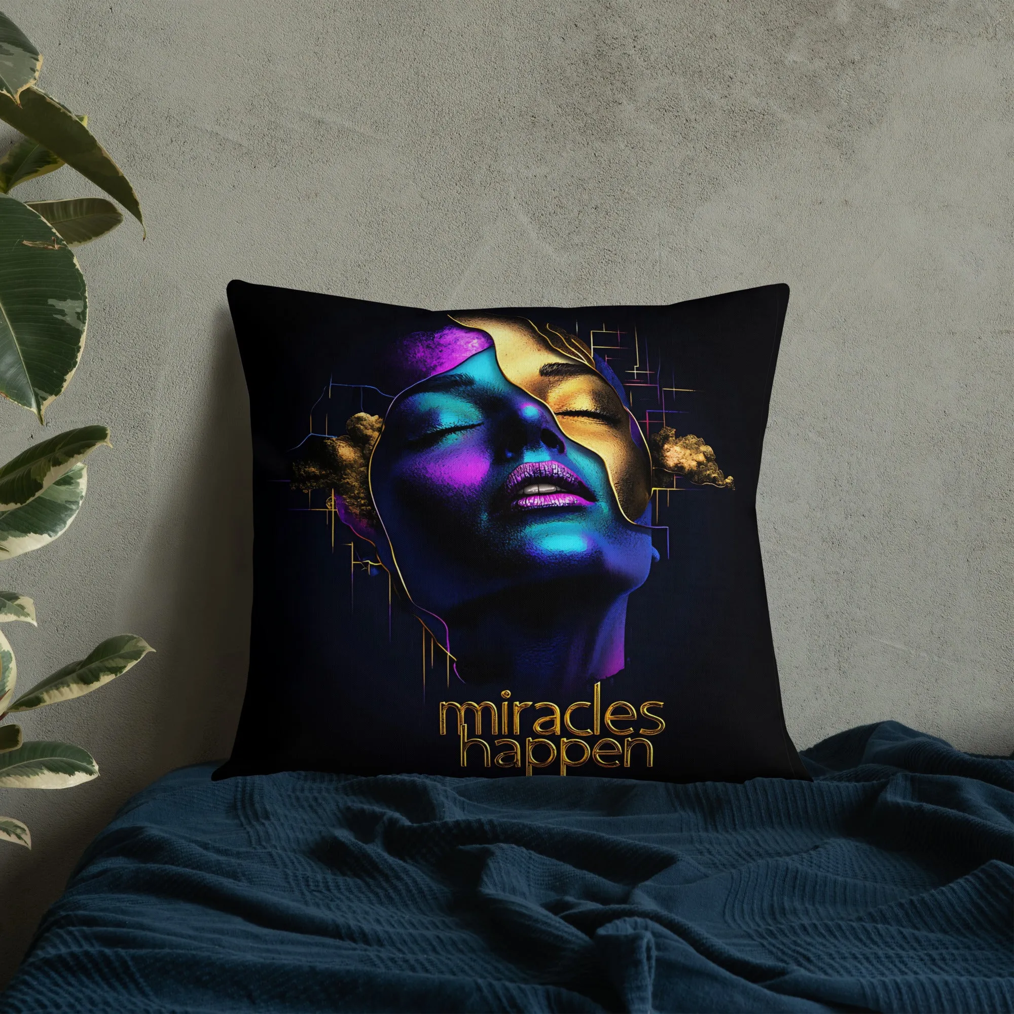 Miracles Happen Edition 4 Premium Pillow