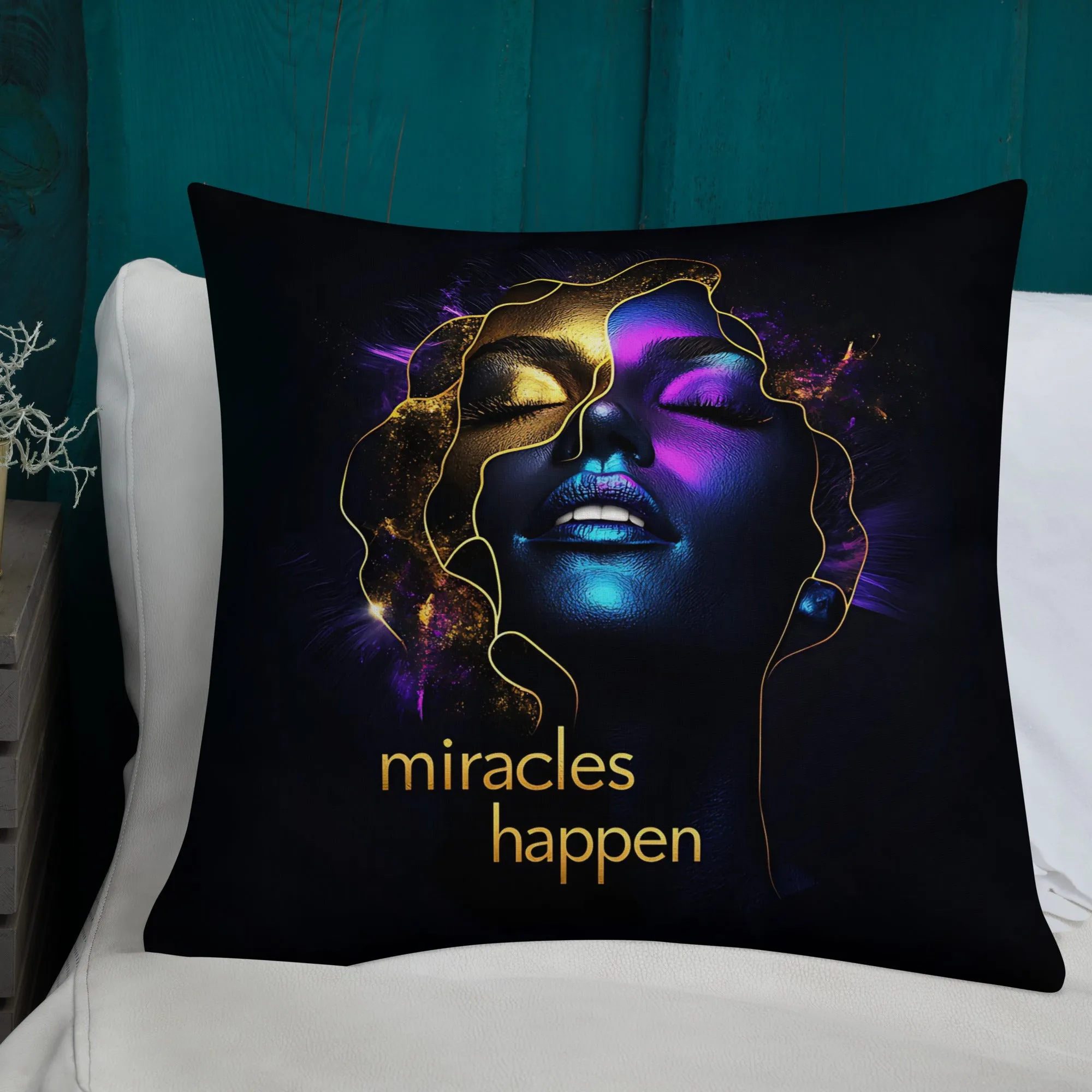 Miracles Happen Edition 4 Premium Pillow