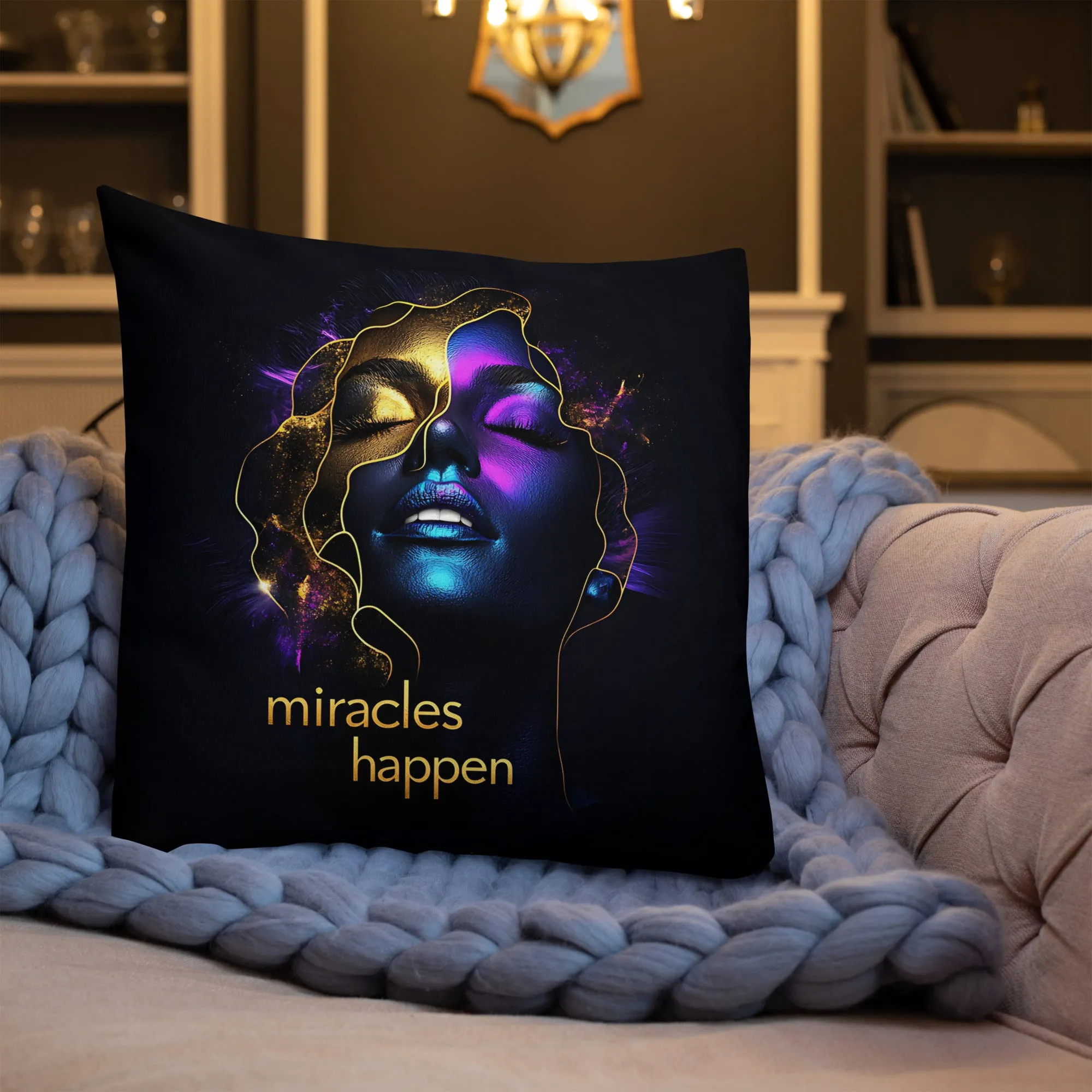 Miracles Happen Edition 4 Premium Pillow