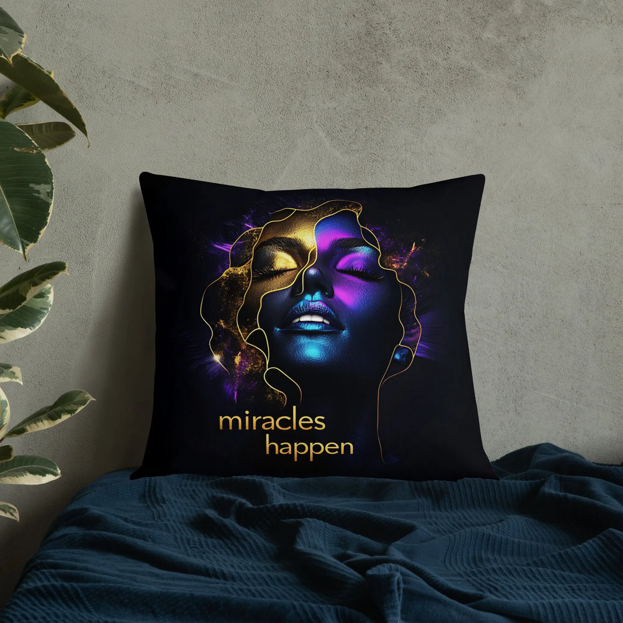 Miracles Happen Edition 4 Premium Pillow