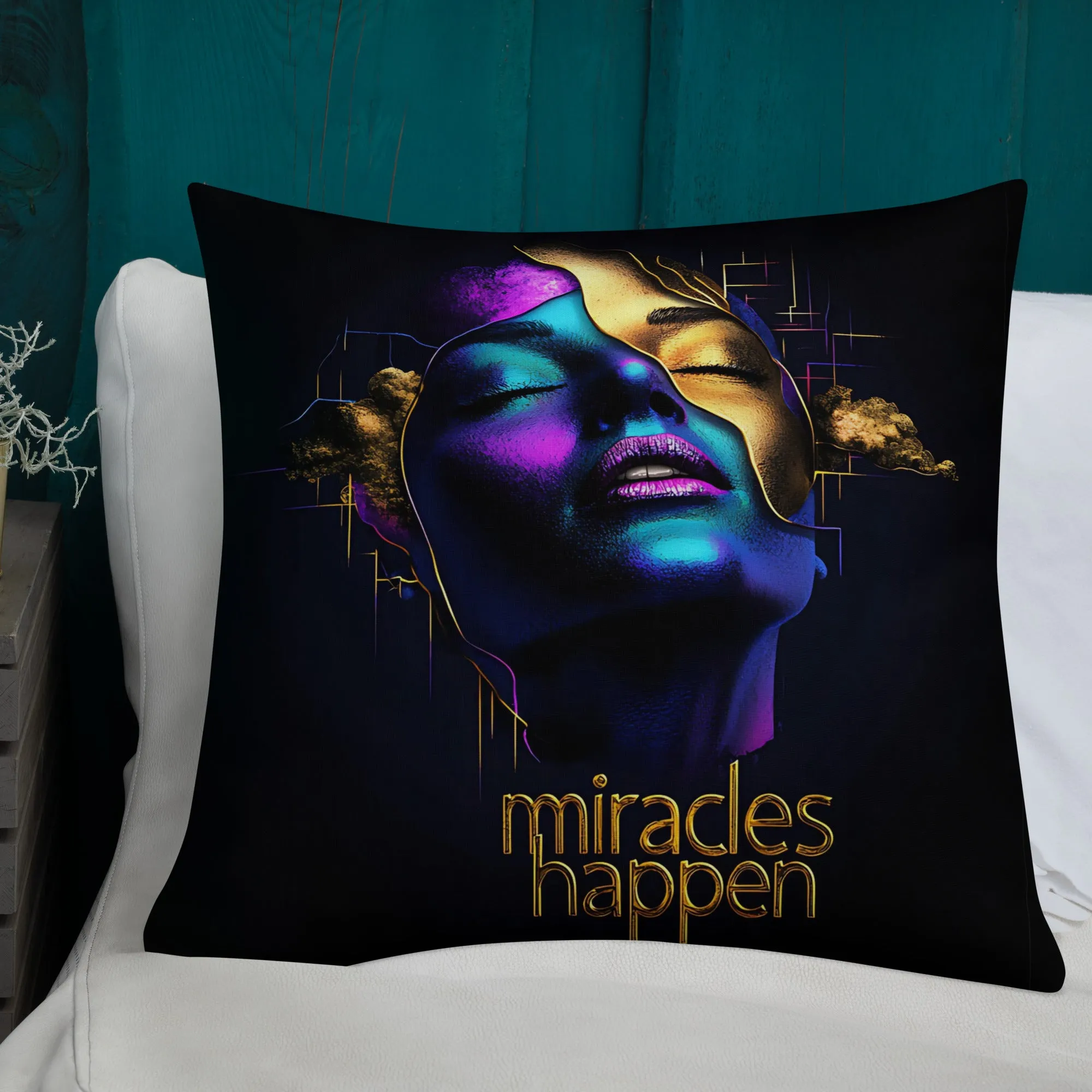Miracles Happen Edition 4 Premium Pillow