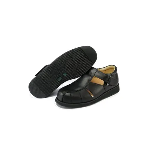 Mt. Emey 9502 Black (9E Width) - Men's Extra-depth Dress Shoes