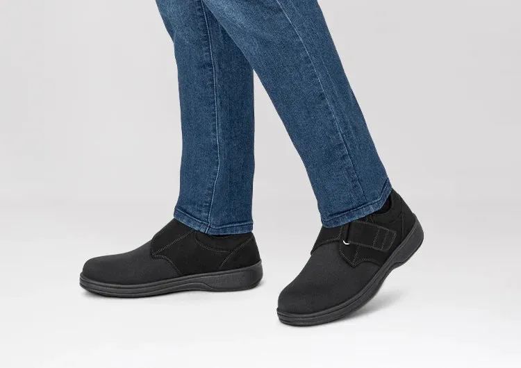 Orthofeet Men Bismarck Stretch - Black