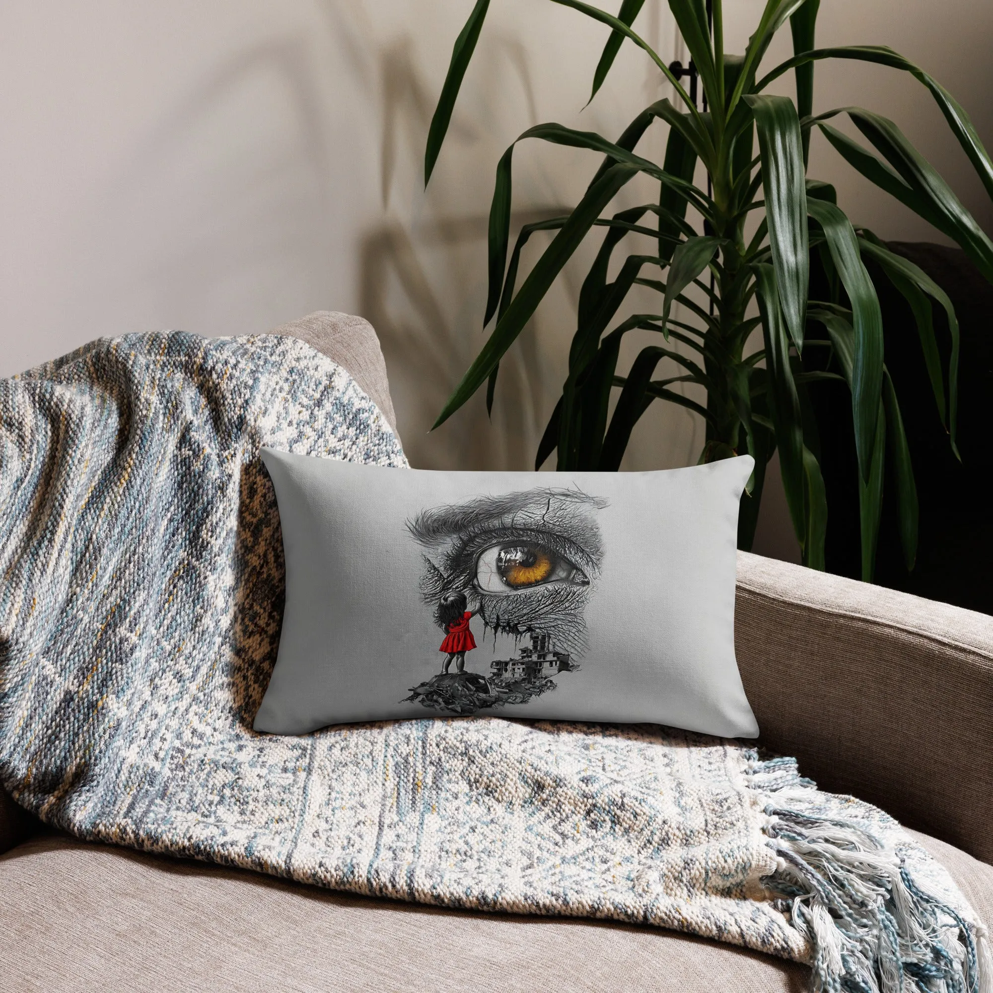 Through My Mother’s Eyes: Reflected Premium Pillow