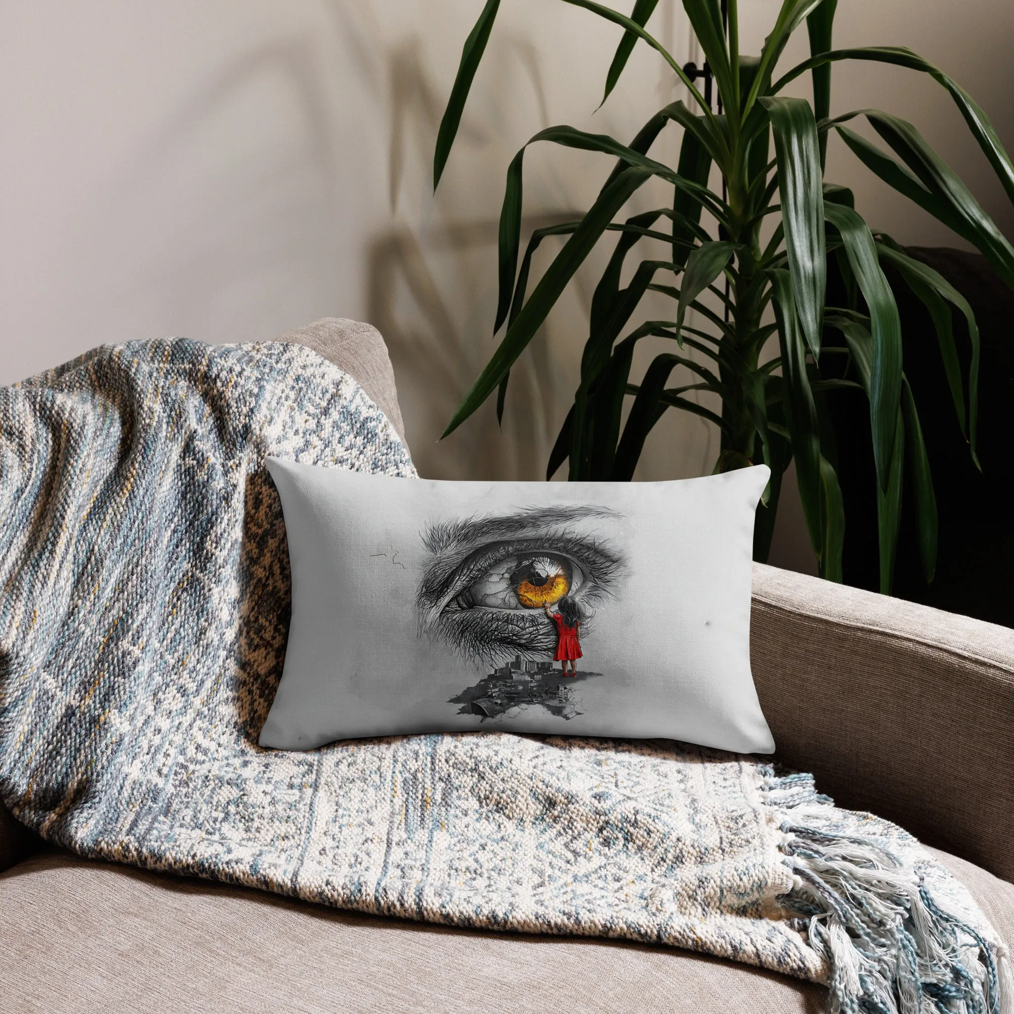 Through My Mother’s Eyes: Reflected Premium Pillow