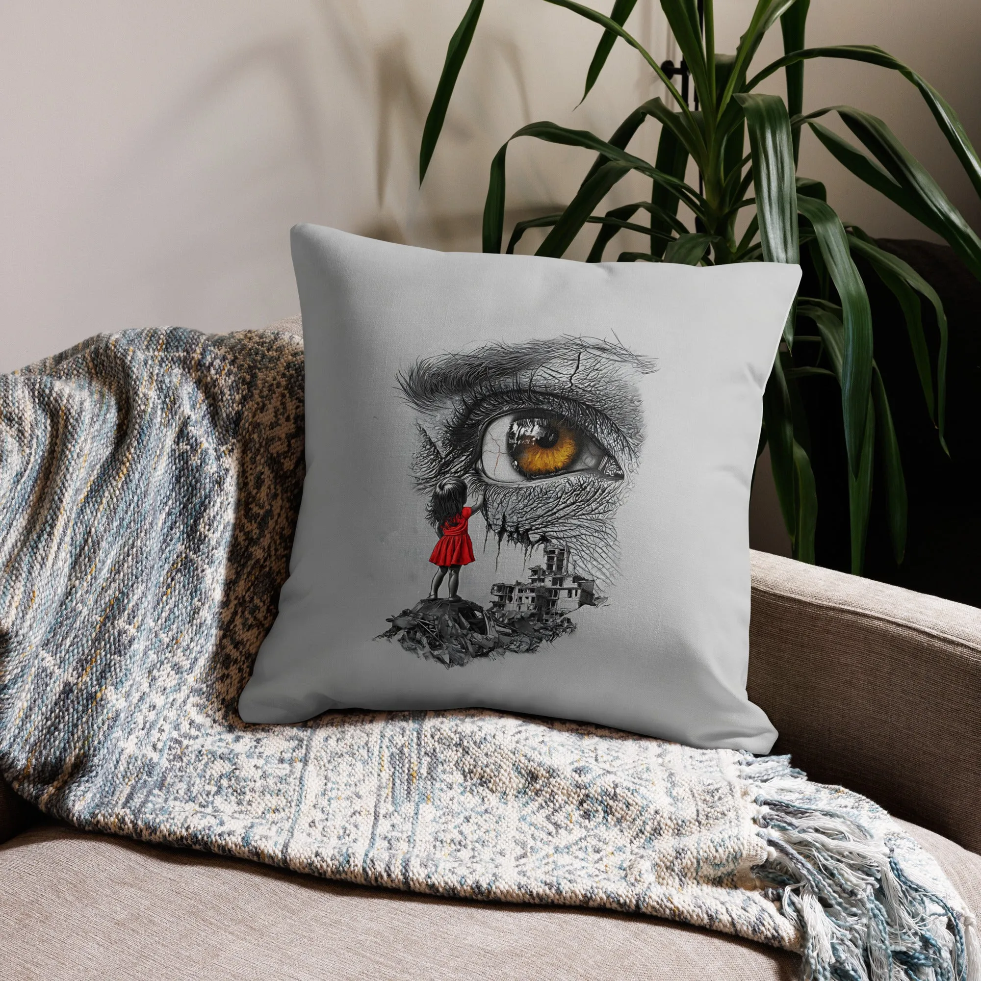 Through My Mother’s Eyes: Reflected Premium Pillow