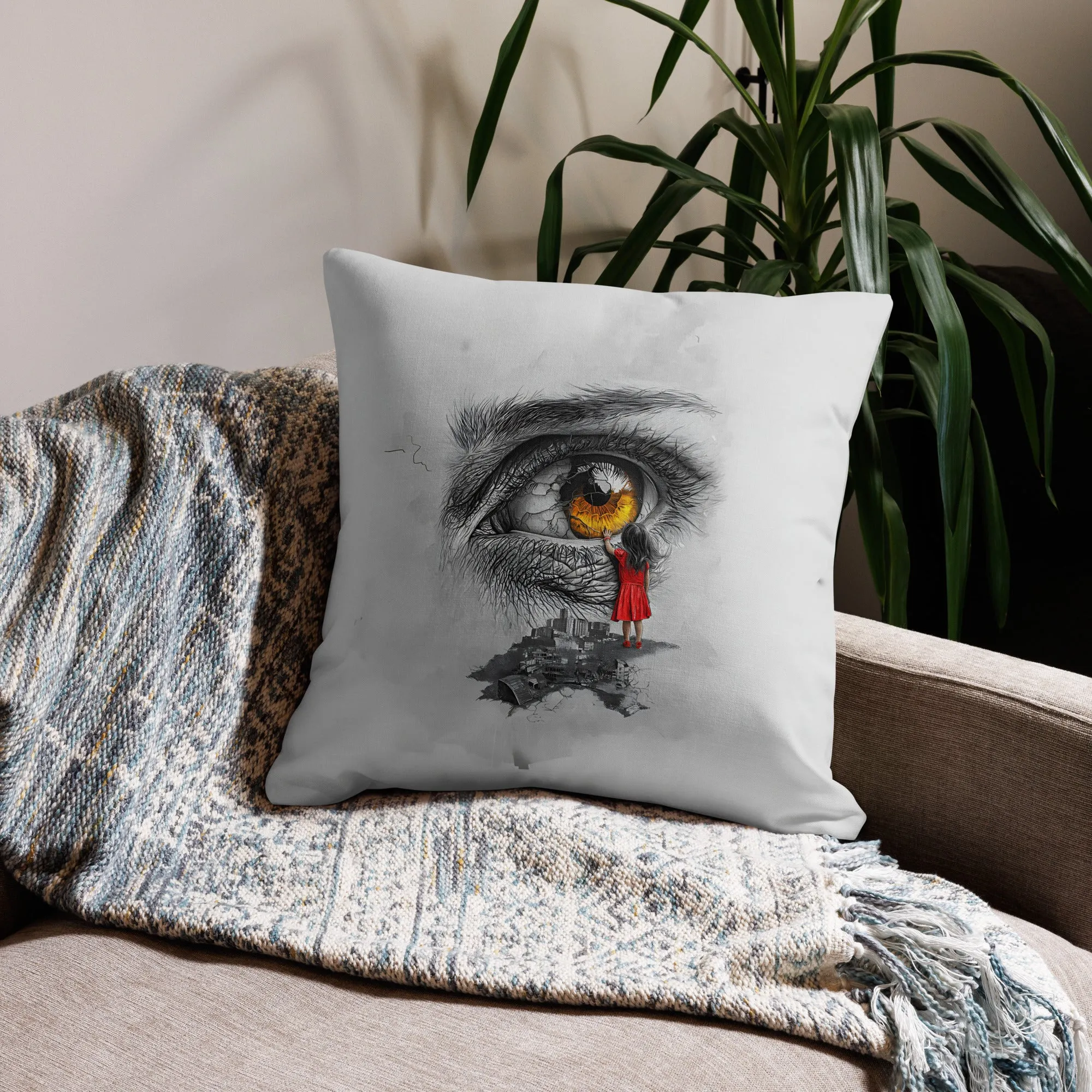 Through My Mother’s Eyes: Reflected Premium Pillow