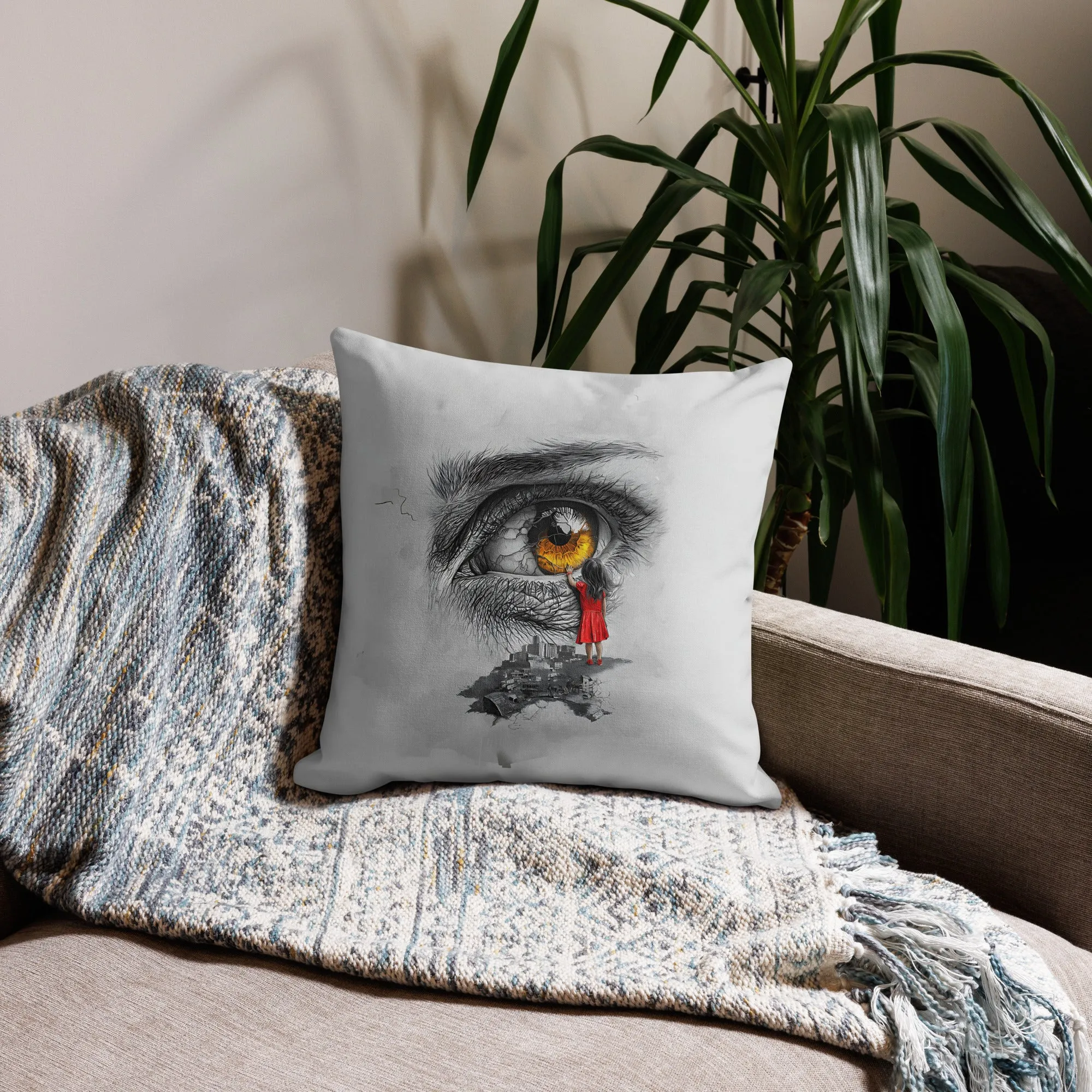 Through My Mother’s Eyes: Reflected Premium Pillow