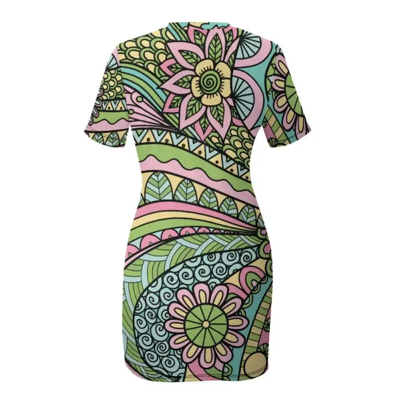 Twirl Like It’s 1970 in This Funky Retro Floral Dress Vibes Only
