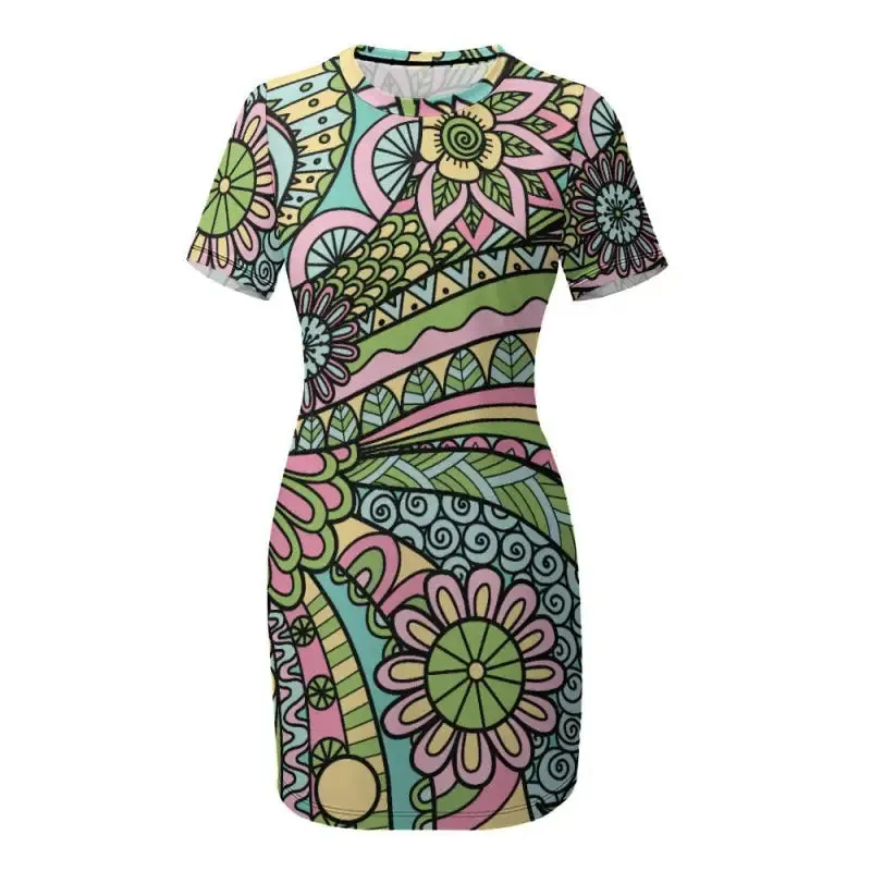 Twirl Like It’s 1970 in This Funky Retro Floral Dress Vibes Only